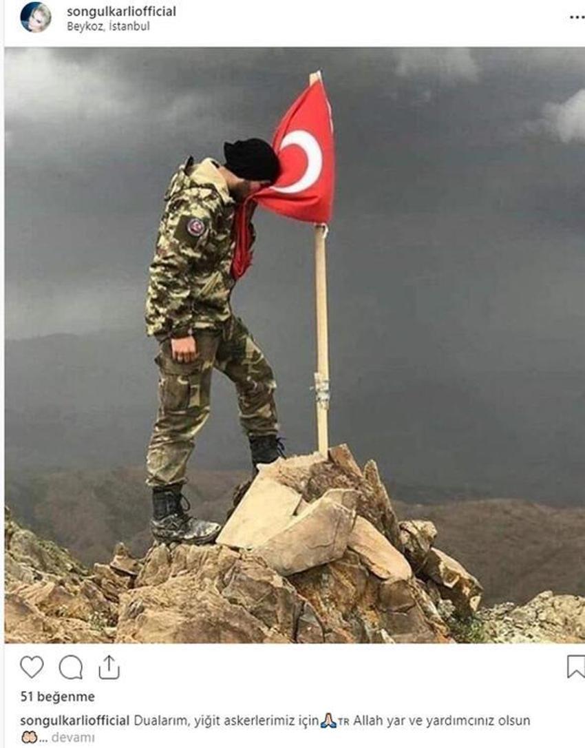 Ünlü isimlerden Barış Pınarı Harekatı'na destek