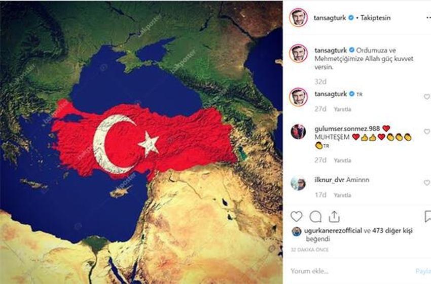 Ünlü isimlerden Barış Pınarı Harekatı'na destek