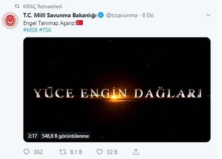 Ünlü isimlerden Barış Pınarı Harekatı'na destek