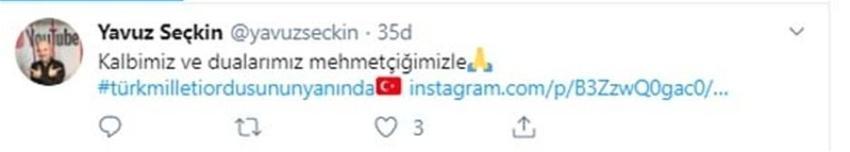 Ünlü isimlerden Barış Pınarı Harekatı'na destek