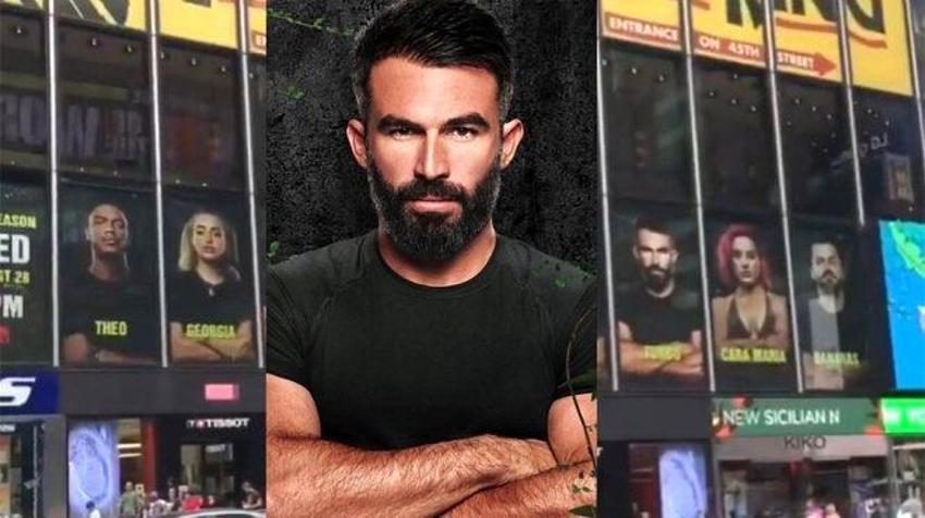 Turabi'nin posterleri Times Meydanı'na asıldı