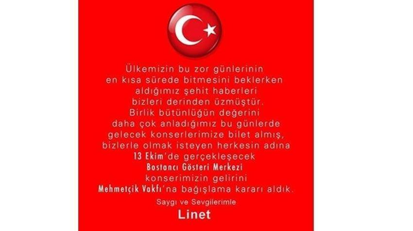 Şarkıcı Linet’ten çıplak ayak dans şov