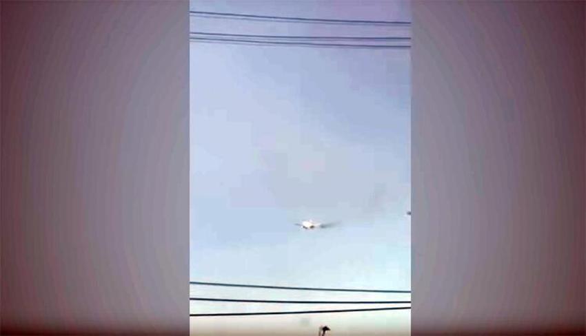360 kişinin bulunduğu uçakta büyük panik!