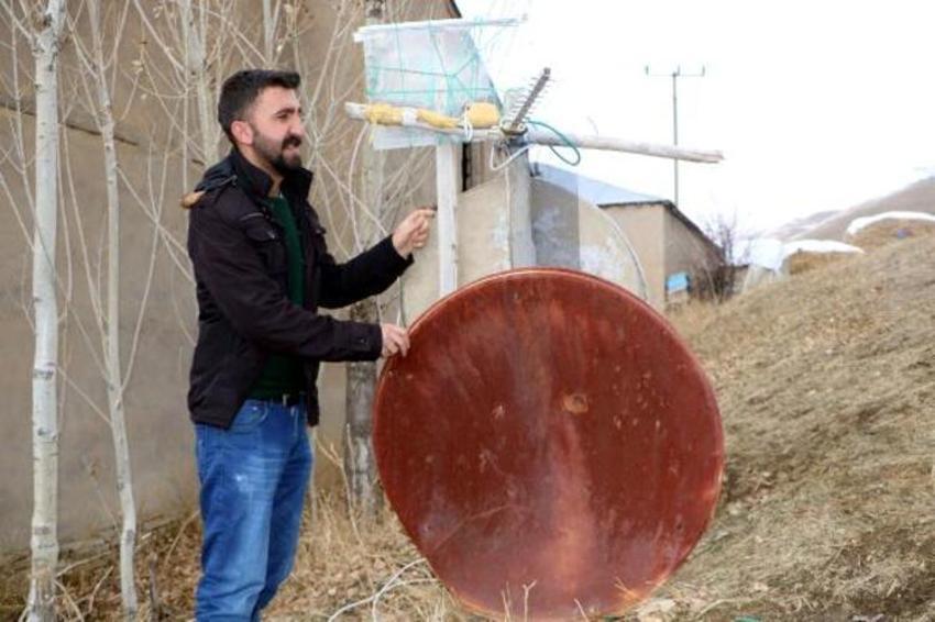 Çanak anten ve metal siniden yaptı! Artık evlerde...
