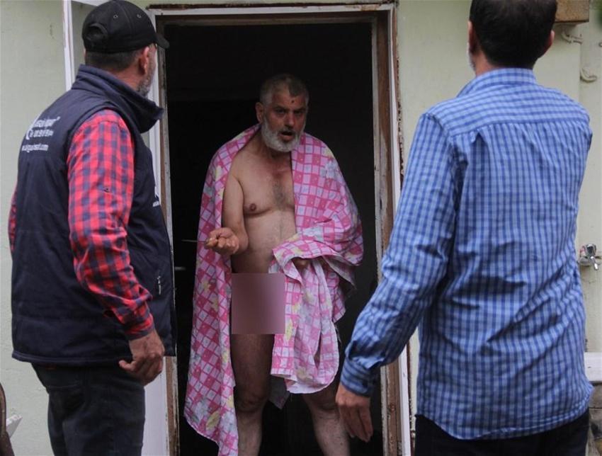 Eski boksöre biber gazlı müdahale! Şok görüntüler...
