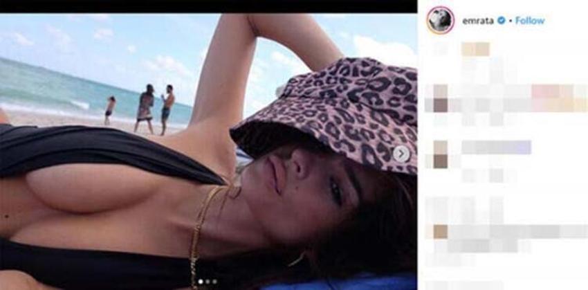 Emily Ratajkowski'den yürek hoplatan paylaşım