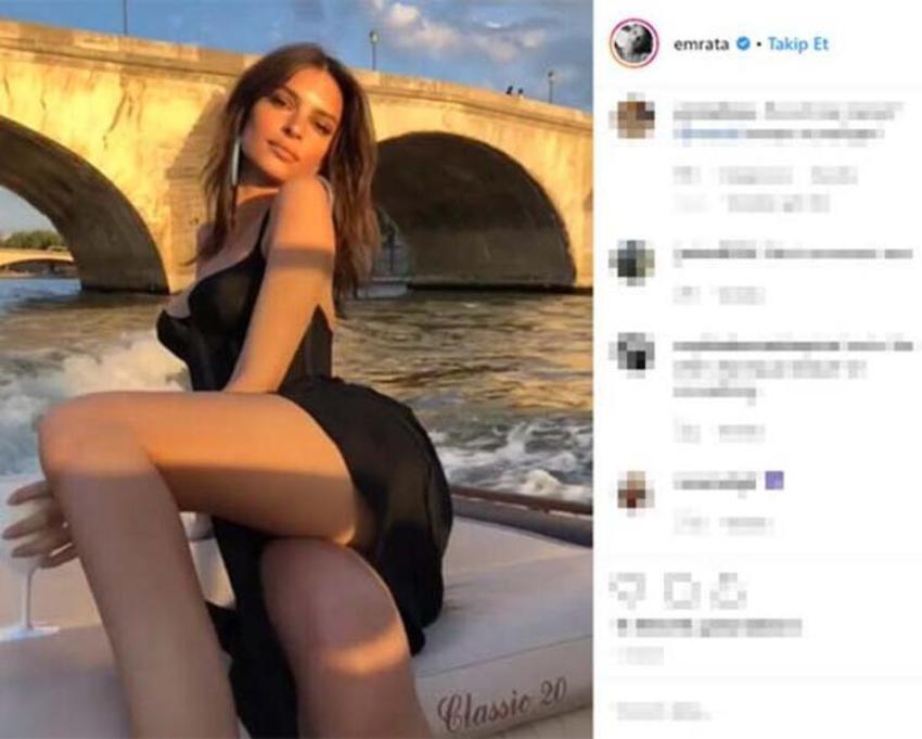 Emily Ratajkowski'den yürek hoplatan paylaşım