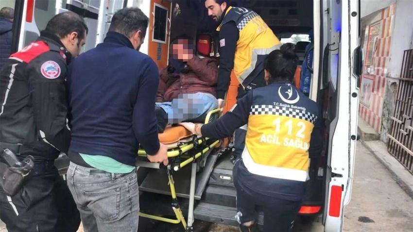 Evli kadının kapısına dayanan adama meydan dayağı!