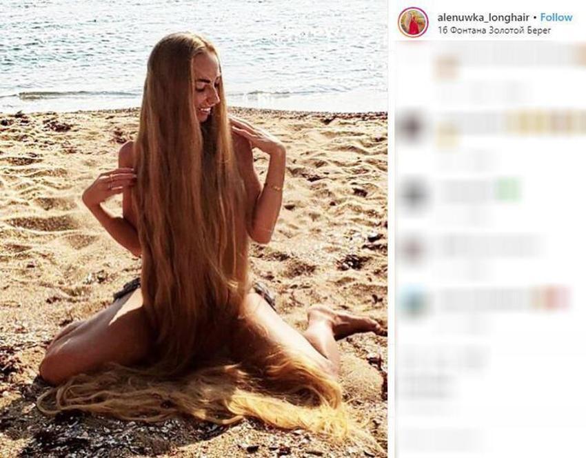 Erkekler saçını koklamak için kuyruğa girdi!