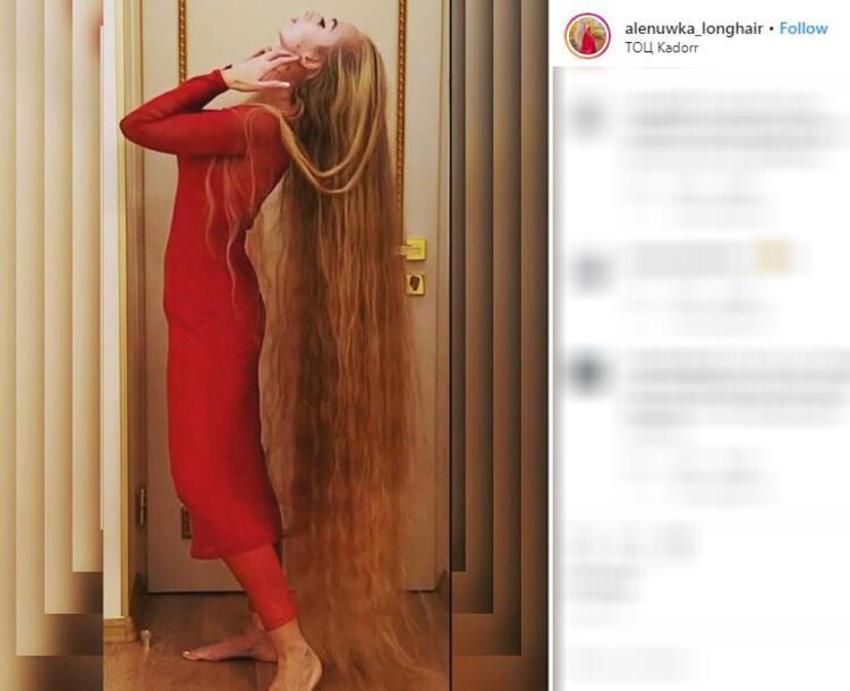Erkekler saçını koklamak için kuyruğa girdi!