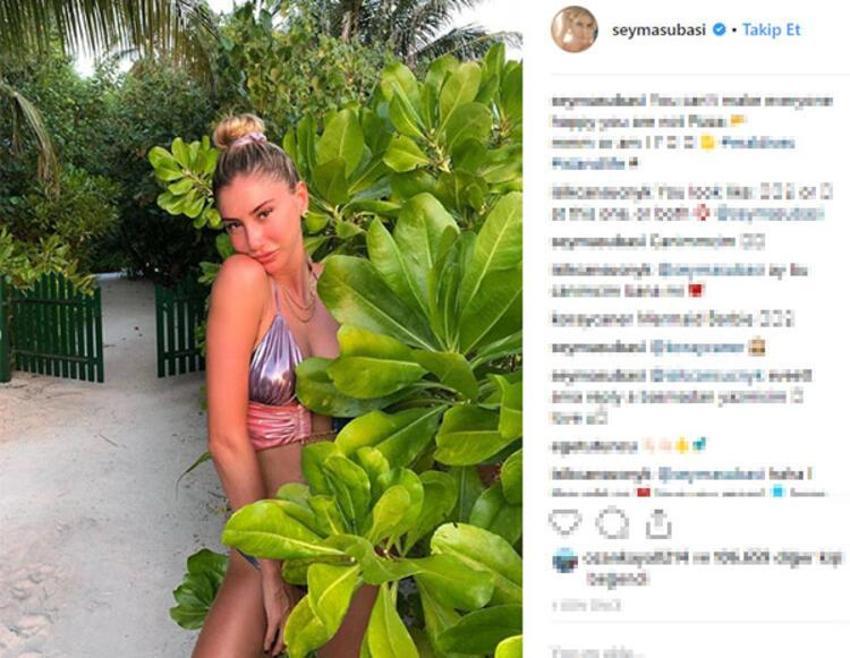 Şeyma Subaşı Instagram'dan paylaştı sevgilisi bayıldı