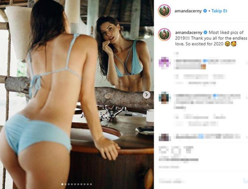 Amanda Cerny'den 2020'ye özel paylaşım
