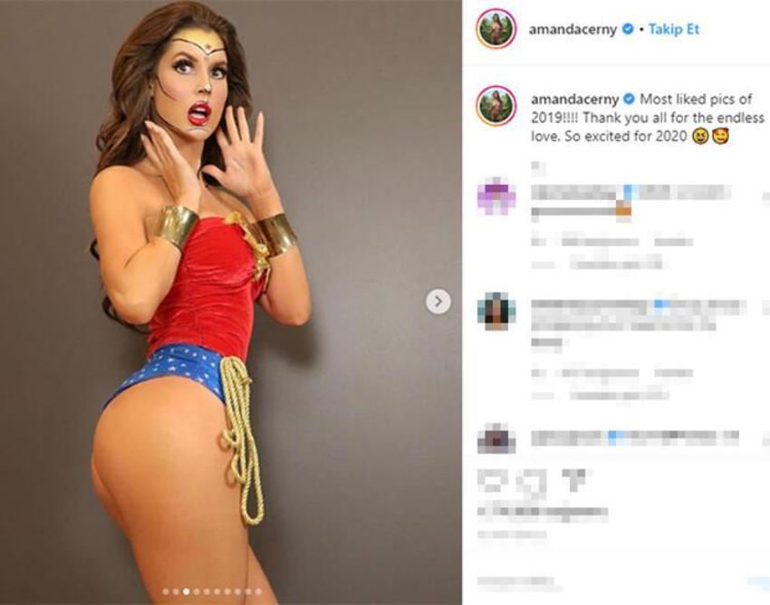 Amanda Cerny'den 2020'ye özel paylaşım