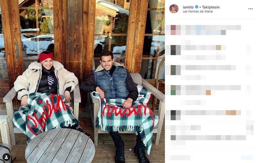 Kelly Brook, mayosu ve çıplak ayaklarıyla karlara koştu