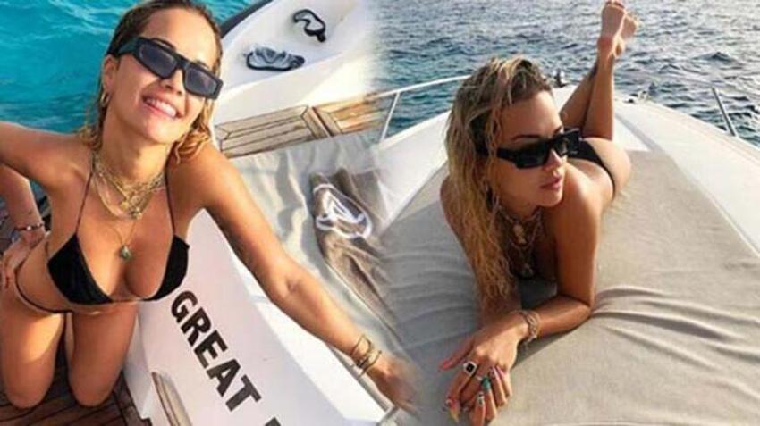 Ne yaptın Rita Ora!