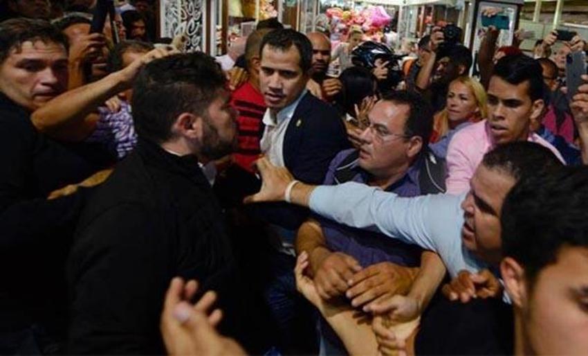 Venezuela'ya dönen Guaido'ya şok saldırı