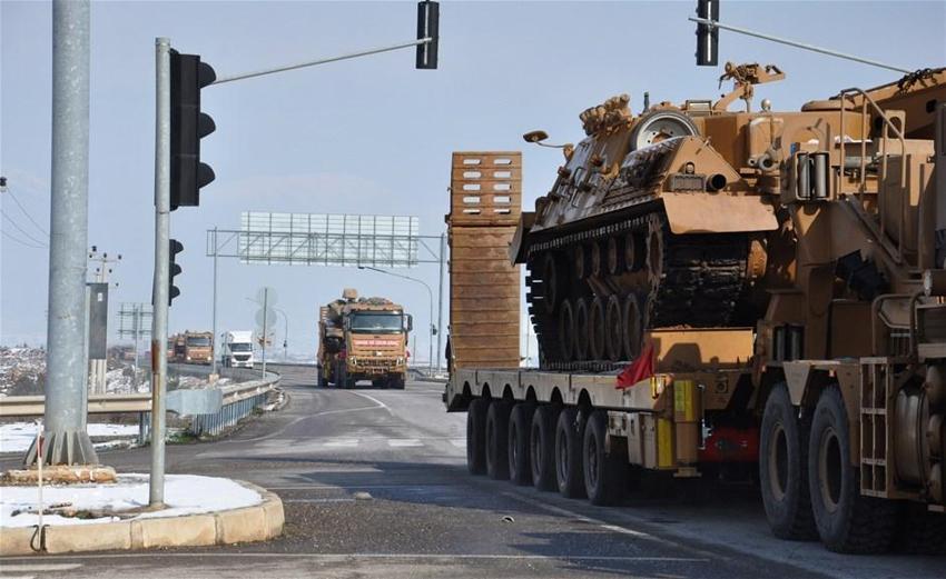TSK'dan İdlib'e yoğun askeri sevkiyat!