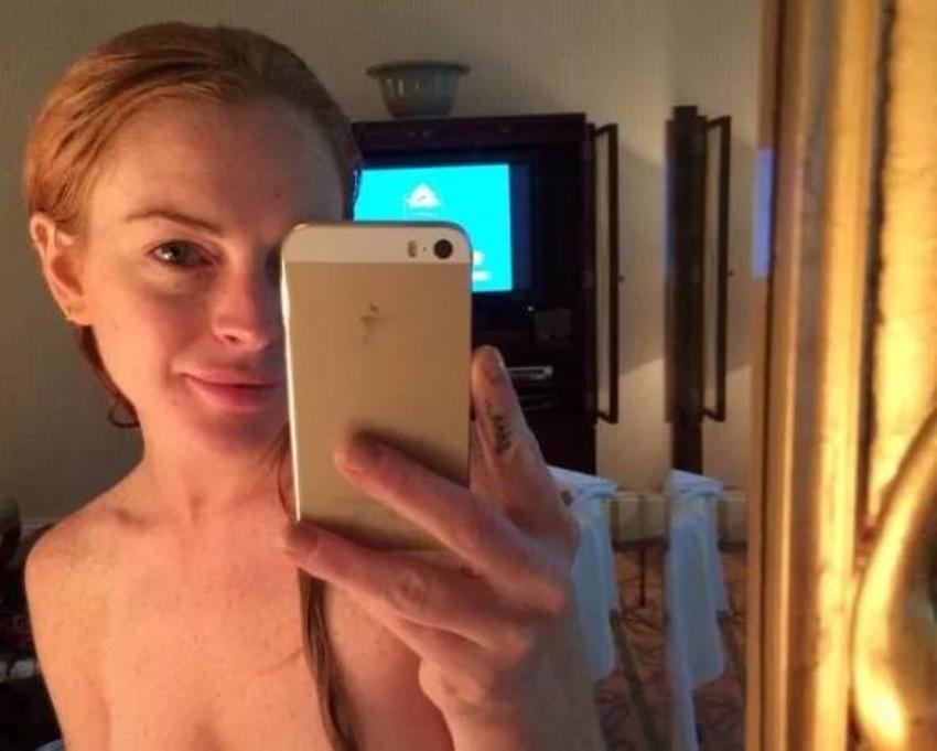 Lindsay Lohan'ın o fotoğrafları ifşalandı!