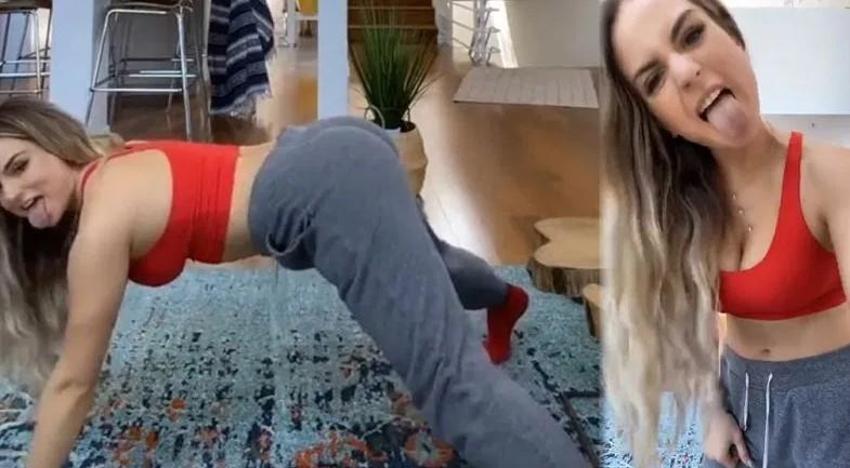 Kendini karantinaya aldı, twerk yapıp paylaştı!