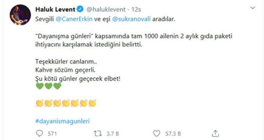 Haluk Levent'in corona virüs çağrısına kayıtsız kalmadılar!