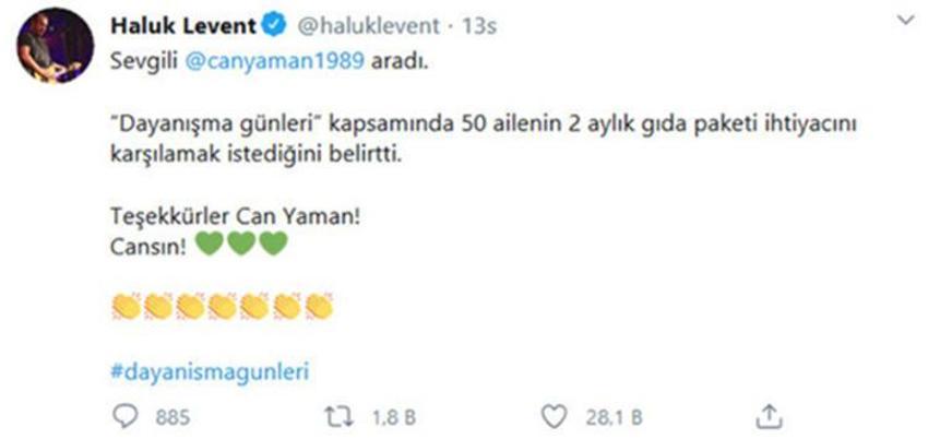 Haluk Levent'in corona virüs çağrısına kayıtsız kalmadılar!
