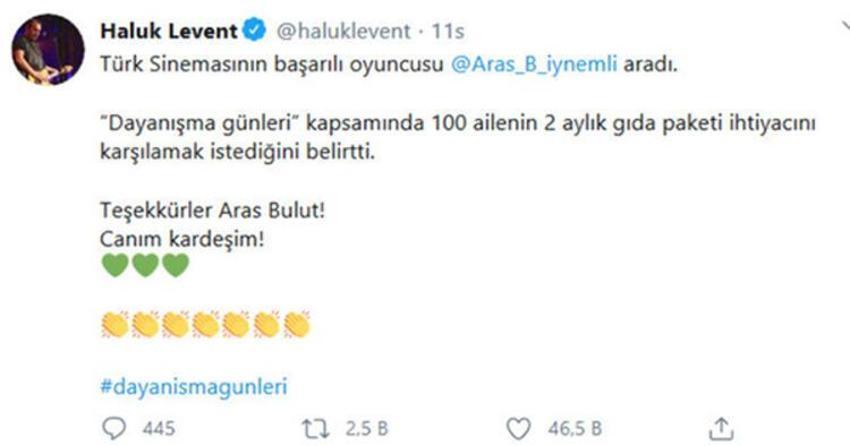 Haluk Levent'in corona virüs çağrısına kayıtsız kalmadılar!