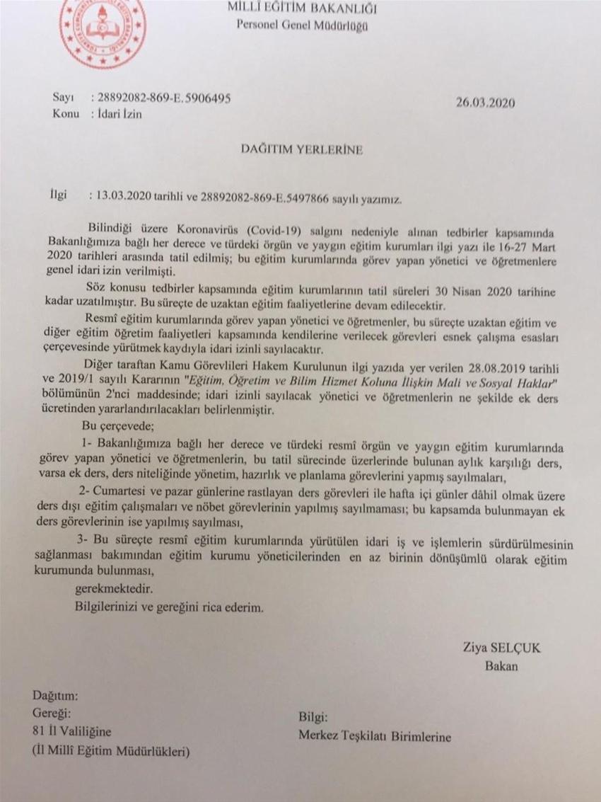 MEB harekete geçti ve 81 ile yazı yolladı: 2 Eylül'e kadar durduruldu...