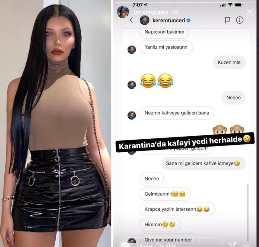 Aslı Enver ve Kerem Tunçeri aşkında kriz! Kerem Tunçeri'nin mesajları ortaya çıktı