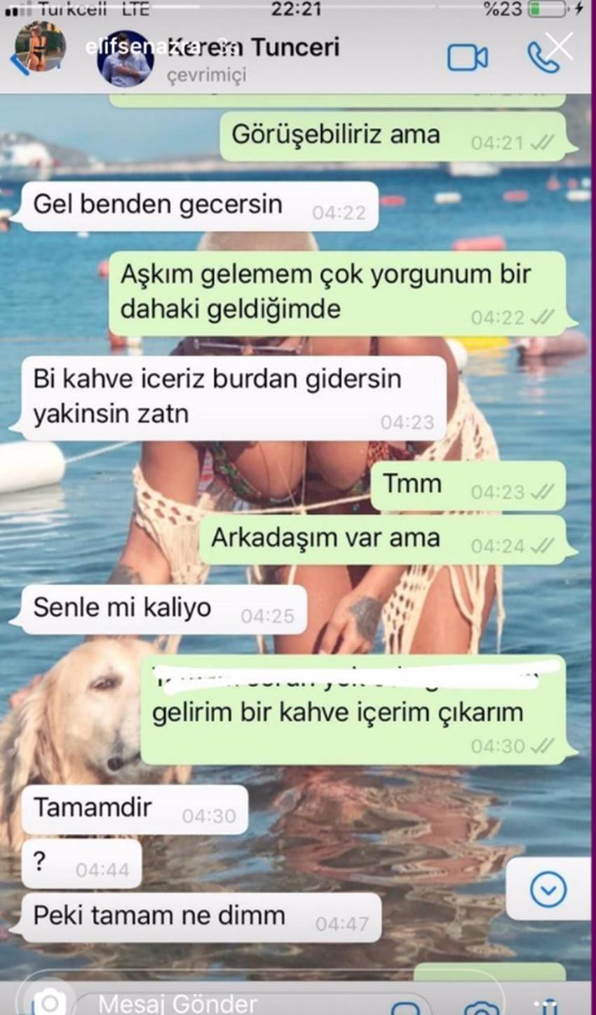 Aslı Enver ve Kerem Tunçeri aşkında kriz! Kerem Tunçeri'nin mesajları ortaya çıktı