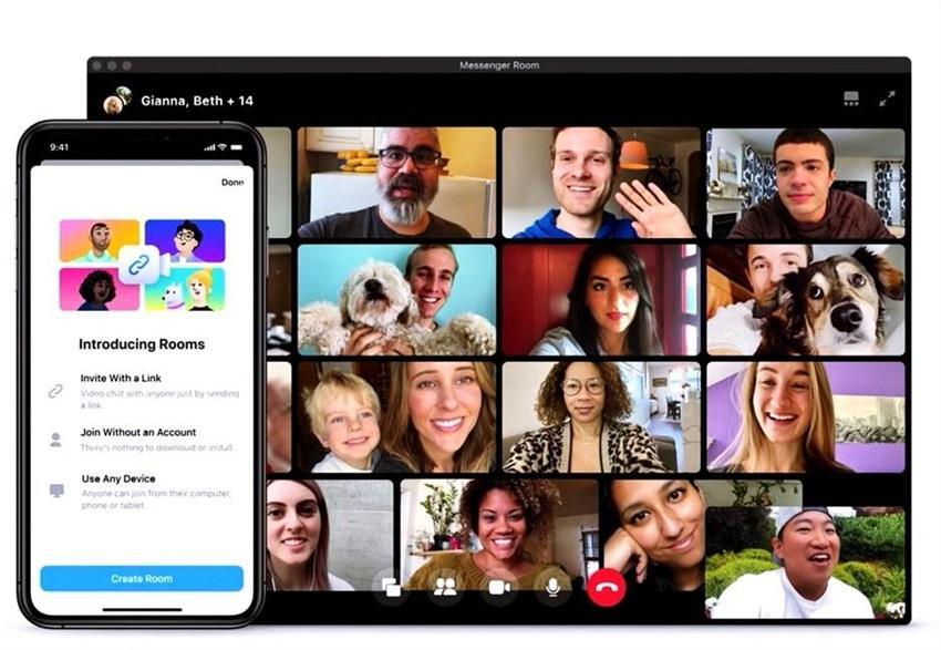 Facebook, Messenger Rooms'u hayata geçirdi