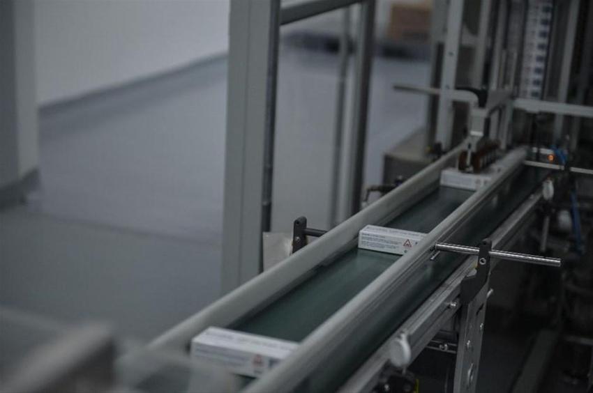 Yerli corona virüs ilacının üretildiği fabrika ilk kez görüntülendi