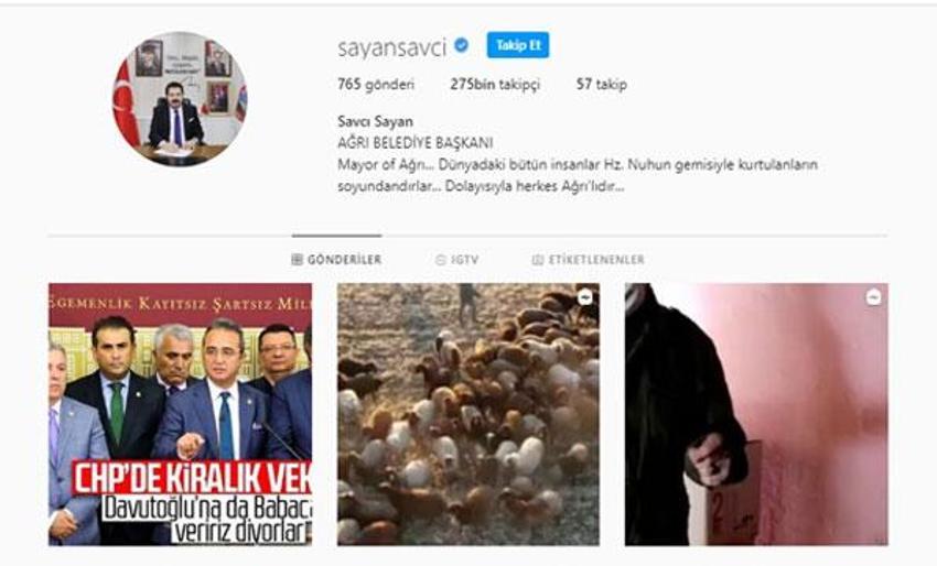 Fenomen başkanın 1 milyon takipçisi var