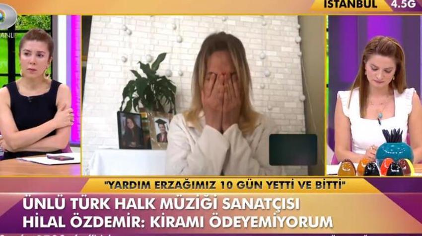 Hilal Özdemir canlı yayında gözyaşlarına boğuldu: Nafaka alamıyorum!