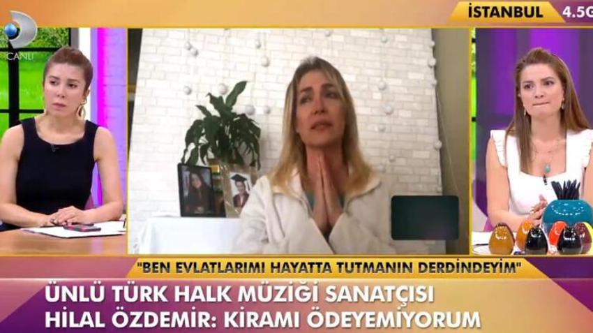 Hilal Özdemir canlı yayında gözyaşlarına boğuldu: Nafaka alamıyorum!