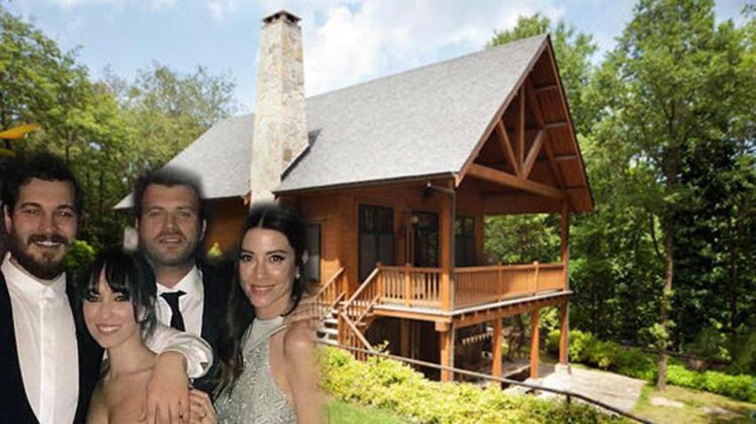 Çağatay Ulusoy ve Duygu Sarışın bayramda Kıvanç Tatlıtuğ'un evindeydi!