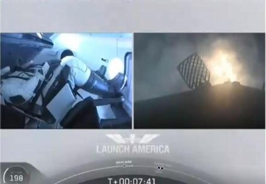SpaceX'in ilk insanlı 'Crew Dragon' isimli uzay mekiği başarıyla fırlatıldı!
