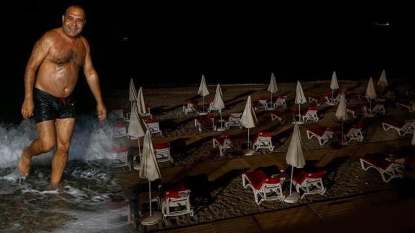Deniz sezonu resmen açıldı! Tam o saatte atladı
