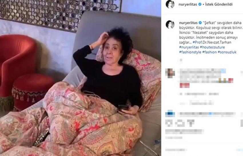 Nur Yerlitaş'ın son görüntüleri paylaşıldı