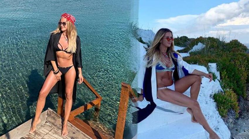 Ivana Sert Instagram'ı salladı! Kendini sulara bıraktı