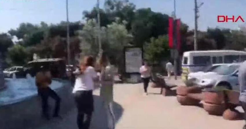 Ebru Polat tam o anda depreme yakalandı!