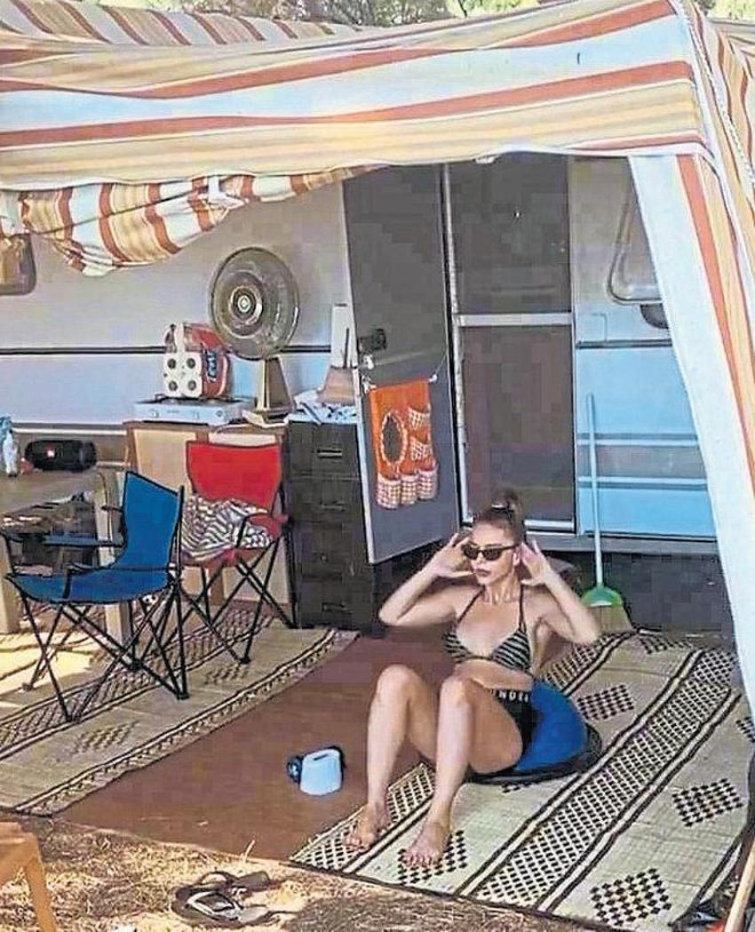 Simge Sağın'ın karavan tatili!