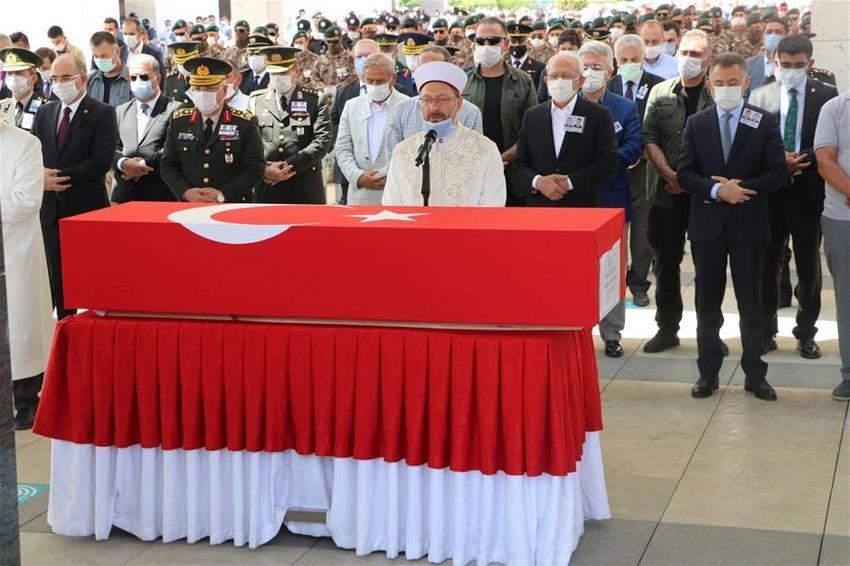 Şehitler Üstüner ve Keskin, Ankara'da son yolculuğa uğurlandı
