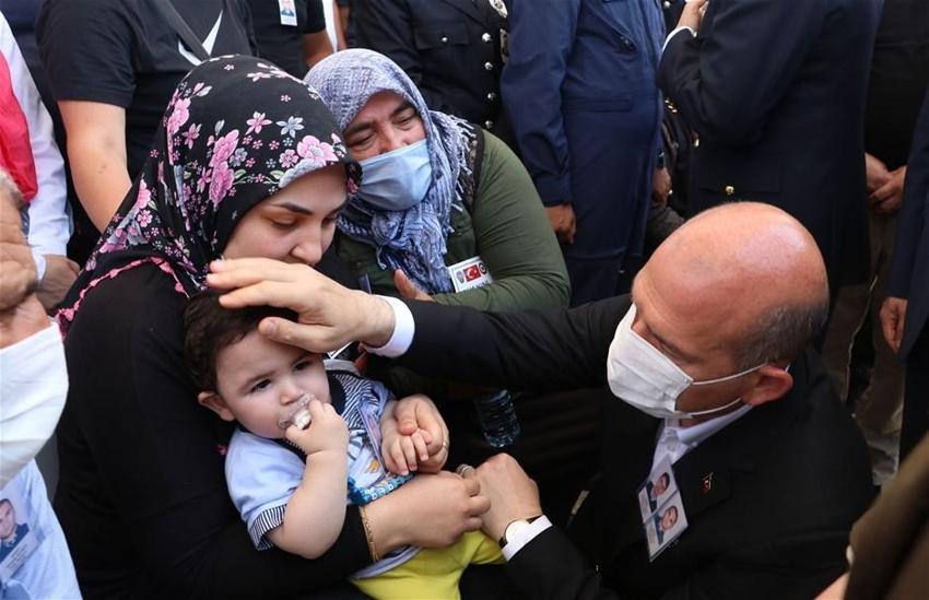 Şehitler Üstüner ve Keskin, Ankara'da son yolculuğa uğurlandı