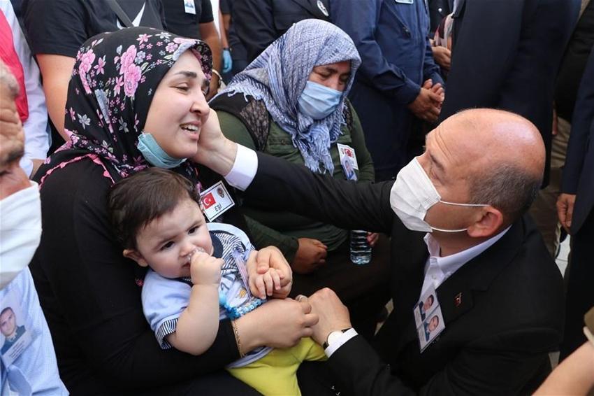 Şehitler Üstüner ve Keskin, Ankara'da son yolculuğa uğurlandı