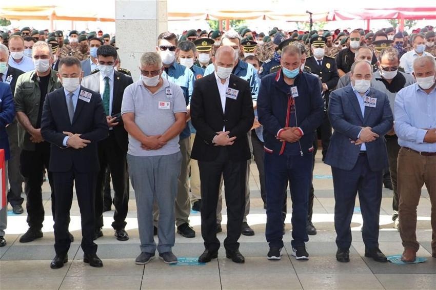 Şehitler Üstüner ve Keskin, Ankara'da son yolculuğa uğurlandı