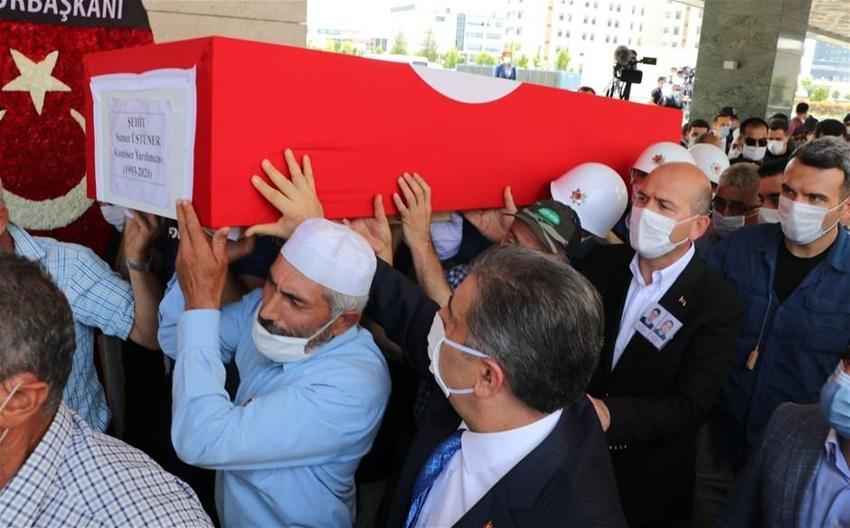 Şehitler Üstüner ve Keskin, Ankara'da son yolculuğa uğurlandı