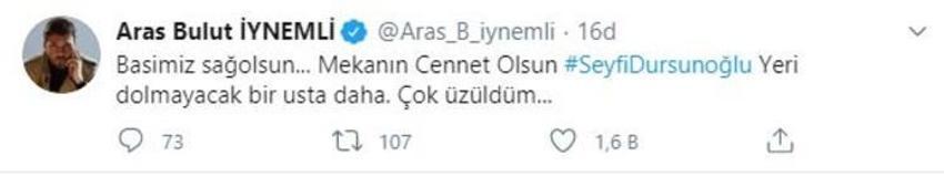 Huysuz Virjin olarak tanınan Seyfi Dursunoğlu'nun ölüm nedeni belli oldu