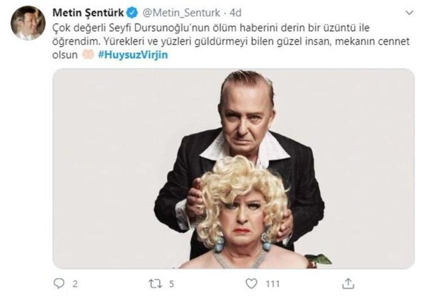 Huysuz Virjin olarak tanınan Seyfi Dursunoğlu'nun ölüm nedeni belli oldu