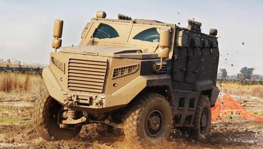 Türk zırhlı muharebe aracı "Hızır" Afrika yolunda