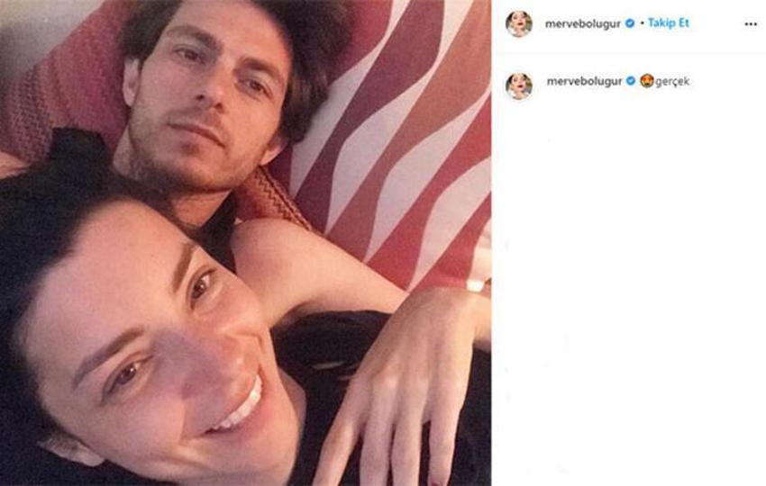 Merve Boluğur'dan yatak pozu!